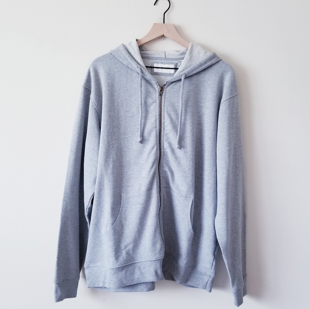 3 for $25-NWT Coastaoro Ventura Zip-Up Grey Hoodie - Picture 2 of 8